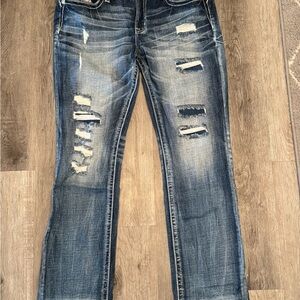 Miss Me Low Rise Straight Jean - 32 inseam